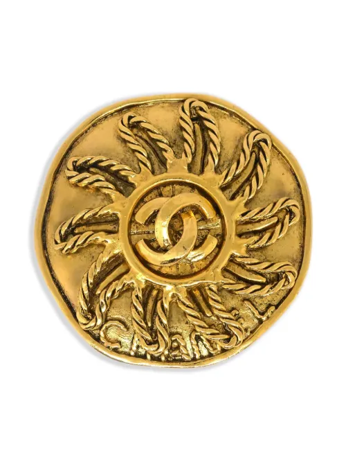 Broche Medallion Sun (1994) - CHANEL Pre-Owned - Modalova