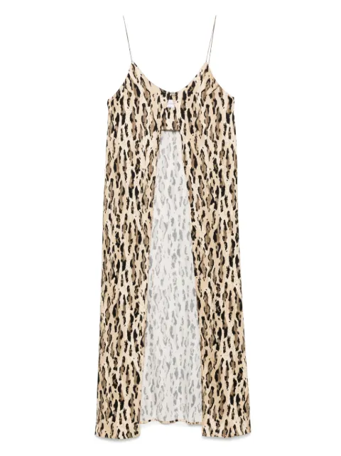 THE NINA STUDIO animal-print top