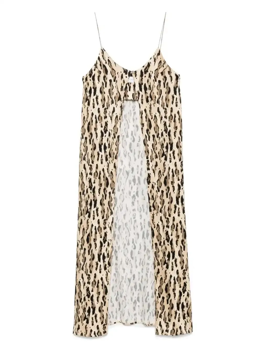 animal-print top