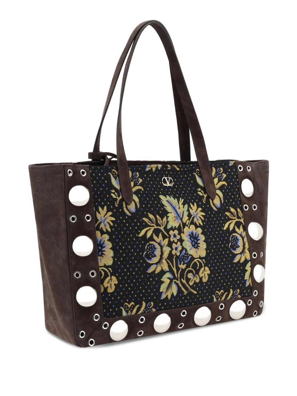 Valentino Garavani Schoudertas met jacquard Bruin