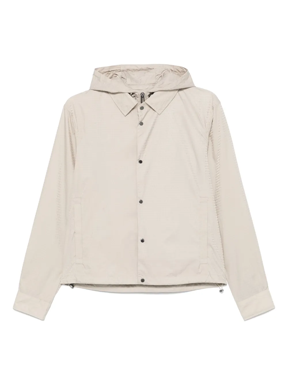 Emporio Armani - Jack met logopatroon - heren - polyamide/polyamide/polyurethaan