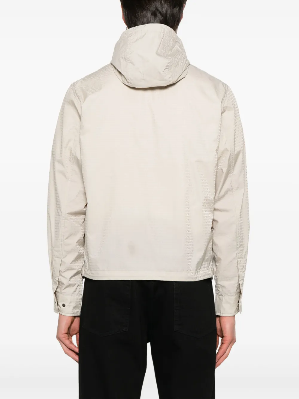 Emporio Armani Jack met logopatroon Beige