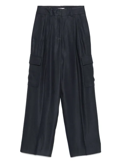 Pantalon cargo à plis - Peserico - Modalova