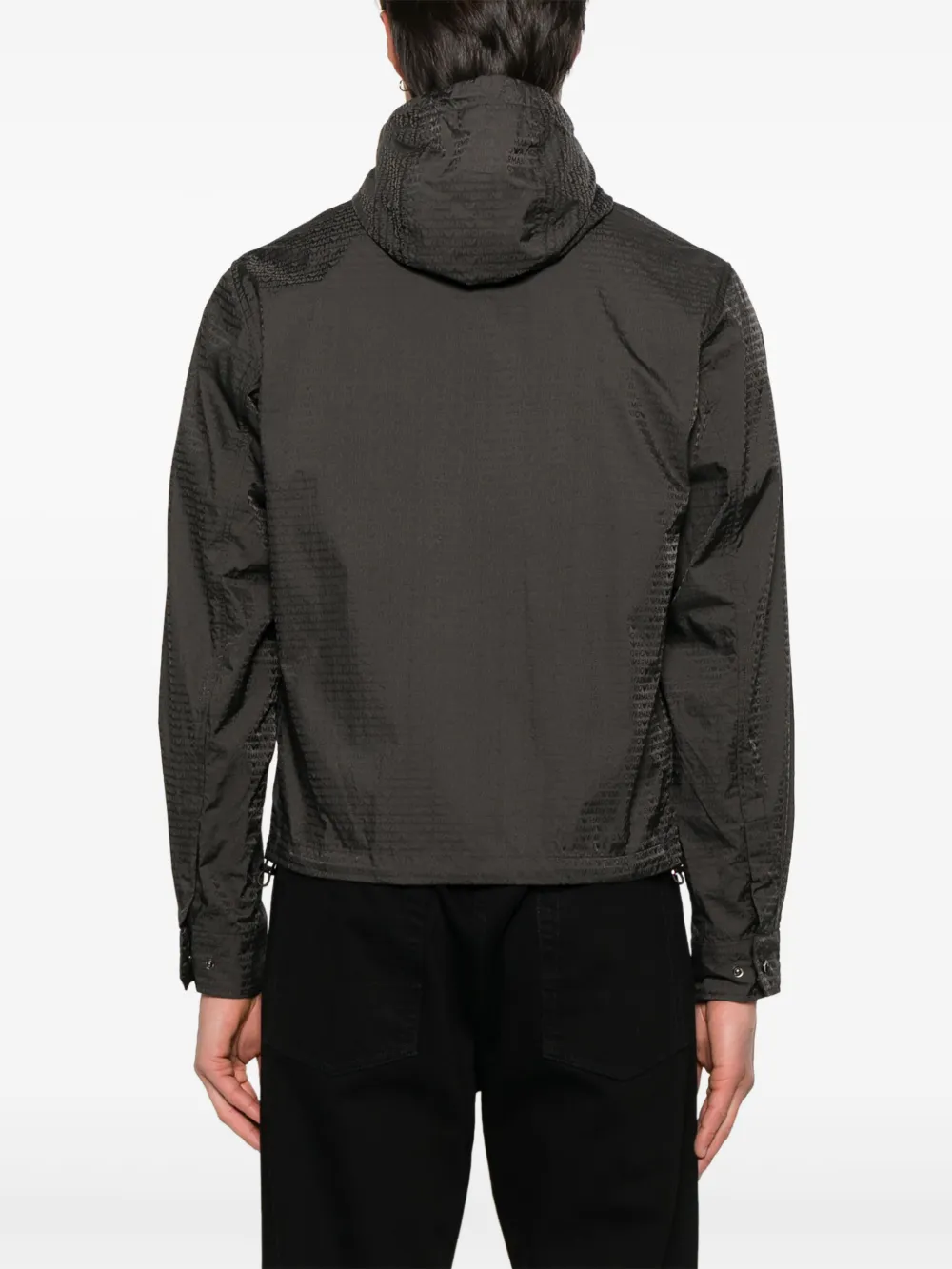 Emporio Armani Jack met logopatroon Bruin