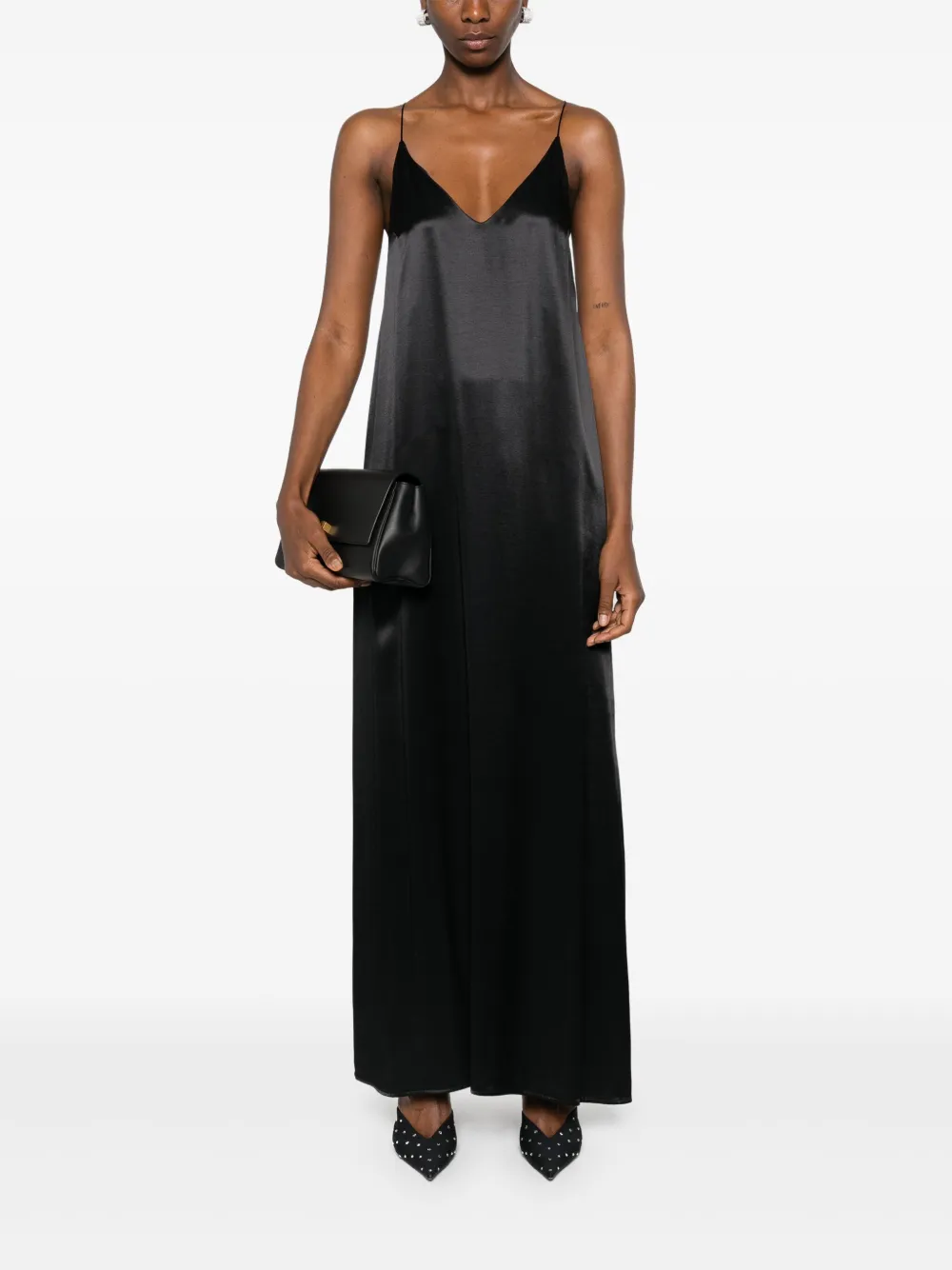 THE NINA STUDIO Duchess maxi-jurk - Zwart