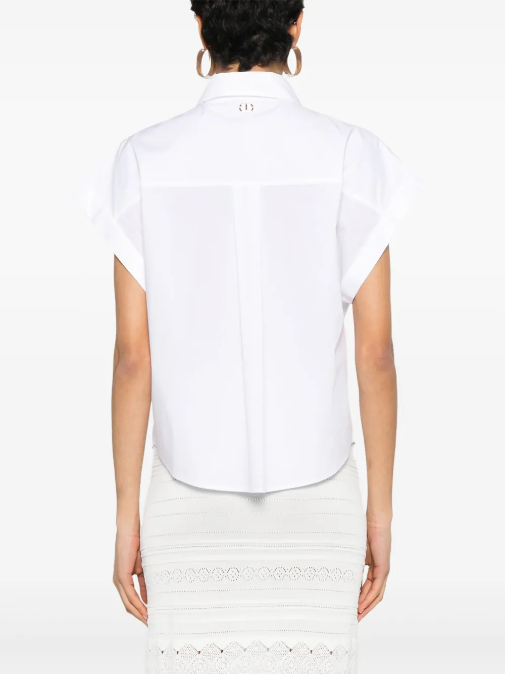 TWINSET Popeline blouse Wit