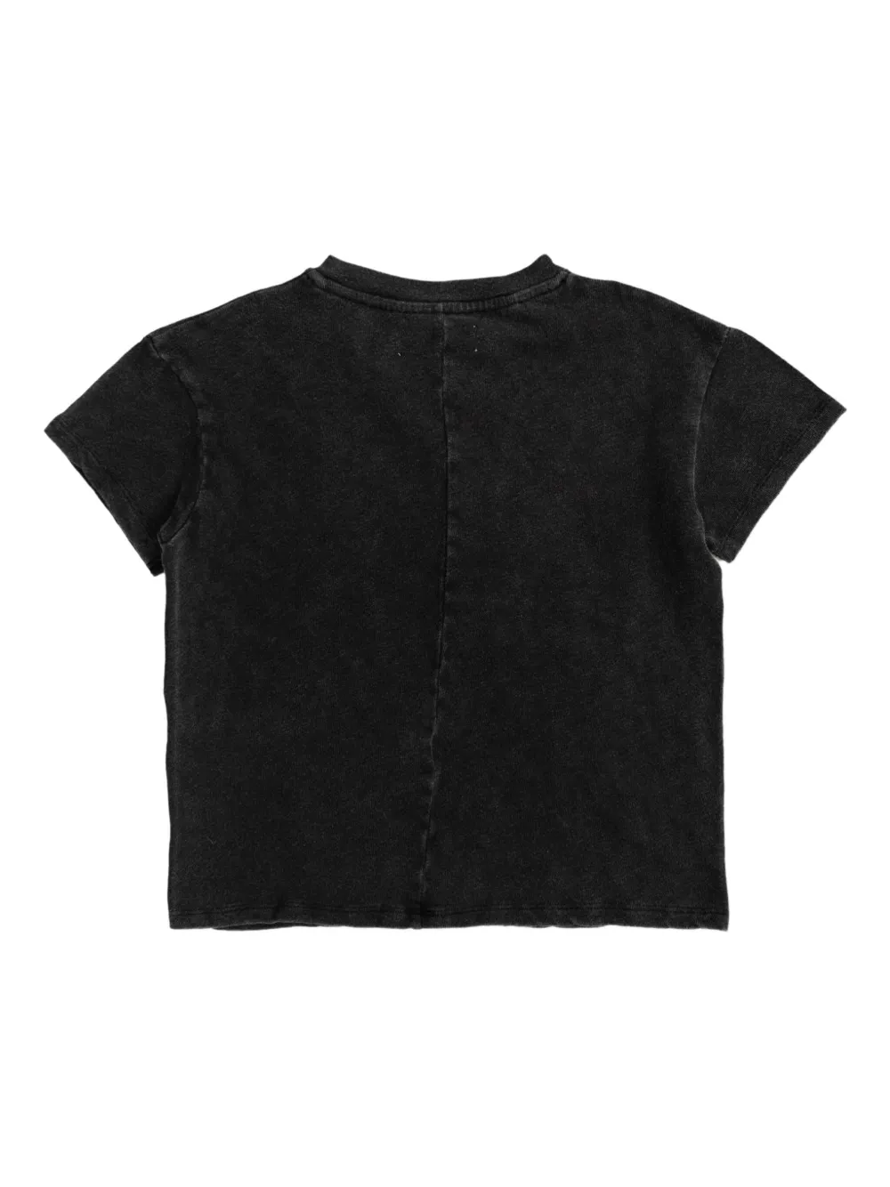 American Vintage Kids Katoenen T-shirt Zwart