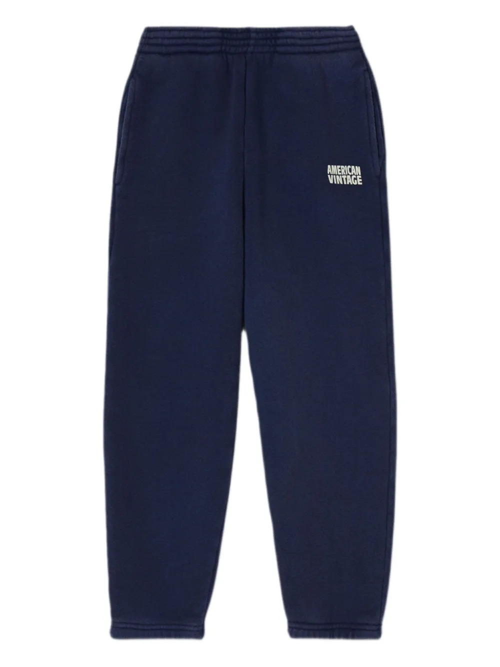 American Vintage Kids Trainingsbroek met logoprint Blauw