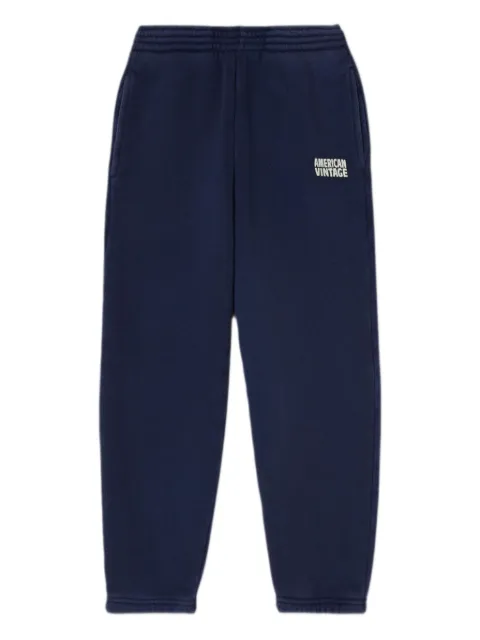 American Vintage Kids pantalon de jogging à logo imprimé