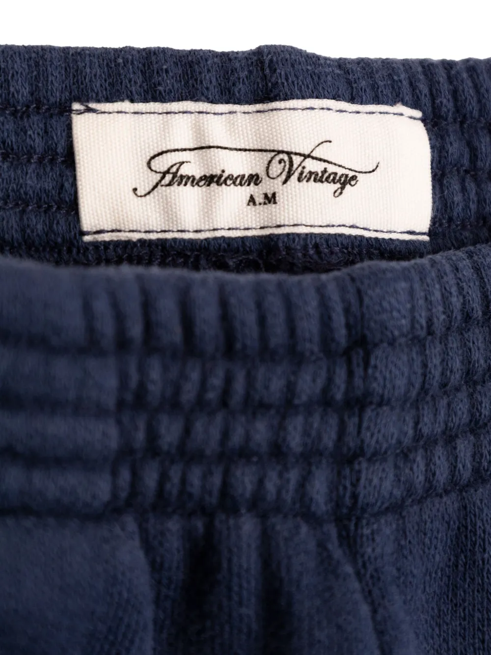 American Vintage Kids Trainingsbroek met logoprint Blauw