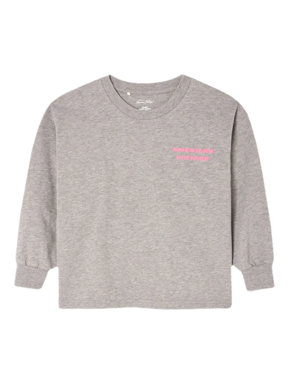 American Vintage Kids graphic-print sweatshirt - グレー American Vintage Kids graphic-print sweatshirt - グレー