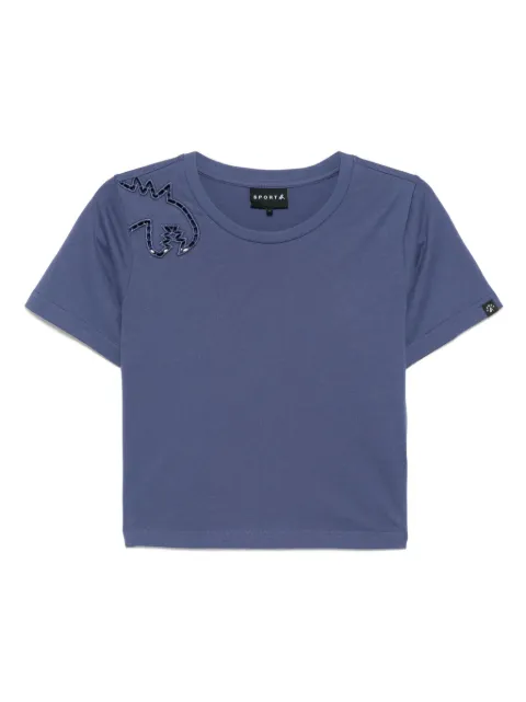 SPORT b. by agnès b.  Dino open embroidery tee