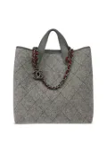 CHANEL Pre-Owned 2011 felt tote bag - Grey