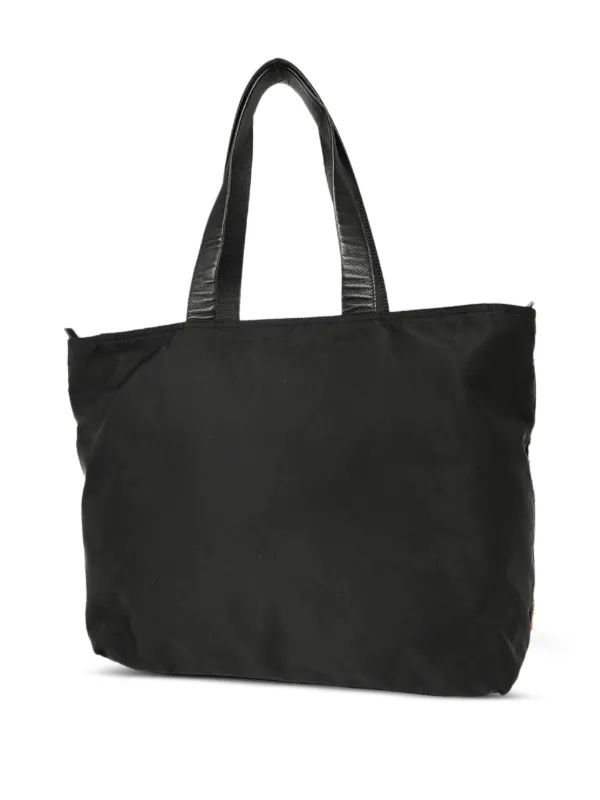 早い者勝ち！PRADA ブラック リボントートバッグ Prada Pre-Owned 2010s リボン ハンドバッグ | ブラック | FARFETCH JP