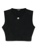 CHANEL Pre-Owned 1990-2000s cropped tank top - Black