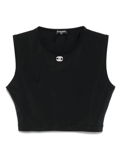 CHANEL Pre-Owned 1990-2000s cropped tank top