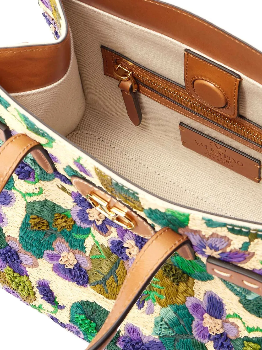 Valentino Garavani small Antibes tote bag Groen
