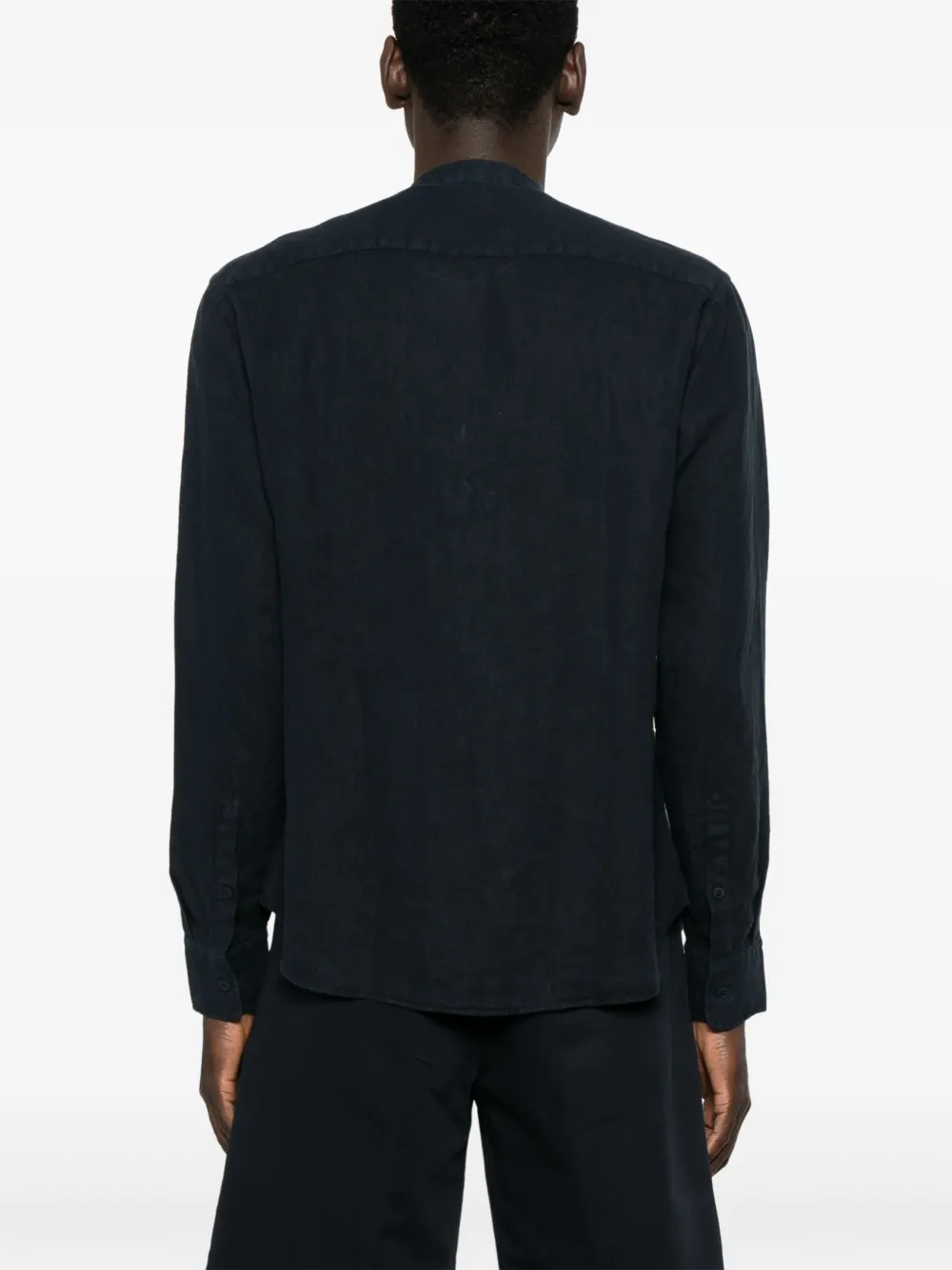 Zegna Linnen overhemd Blauw
