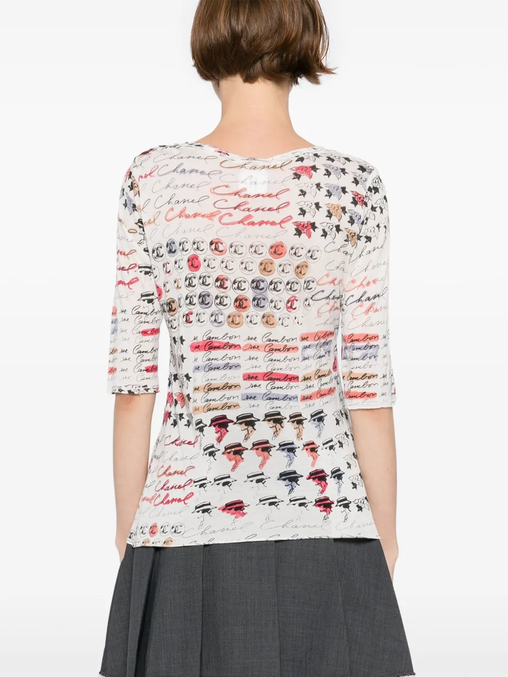 Pre-owned Chanel 2006 Graphic-print T-shirt