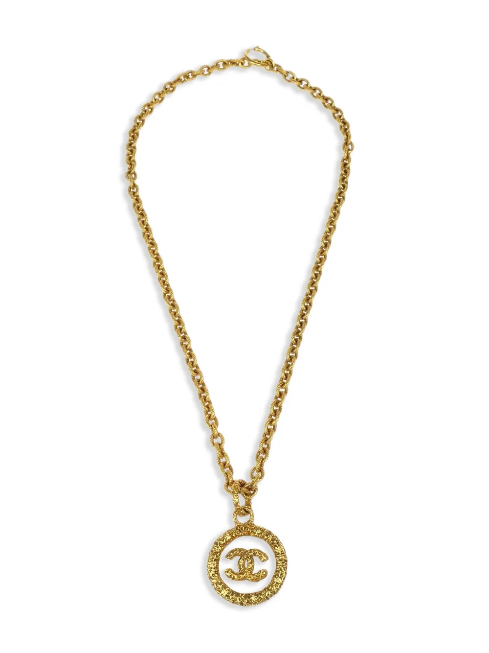 CHANEL Pre-Owned 1993 Medallion Pendant necklace | Gold | Image 1