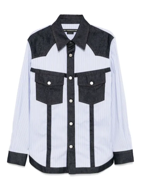 Andersson Bell camisa con bordes sin rematar