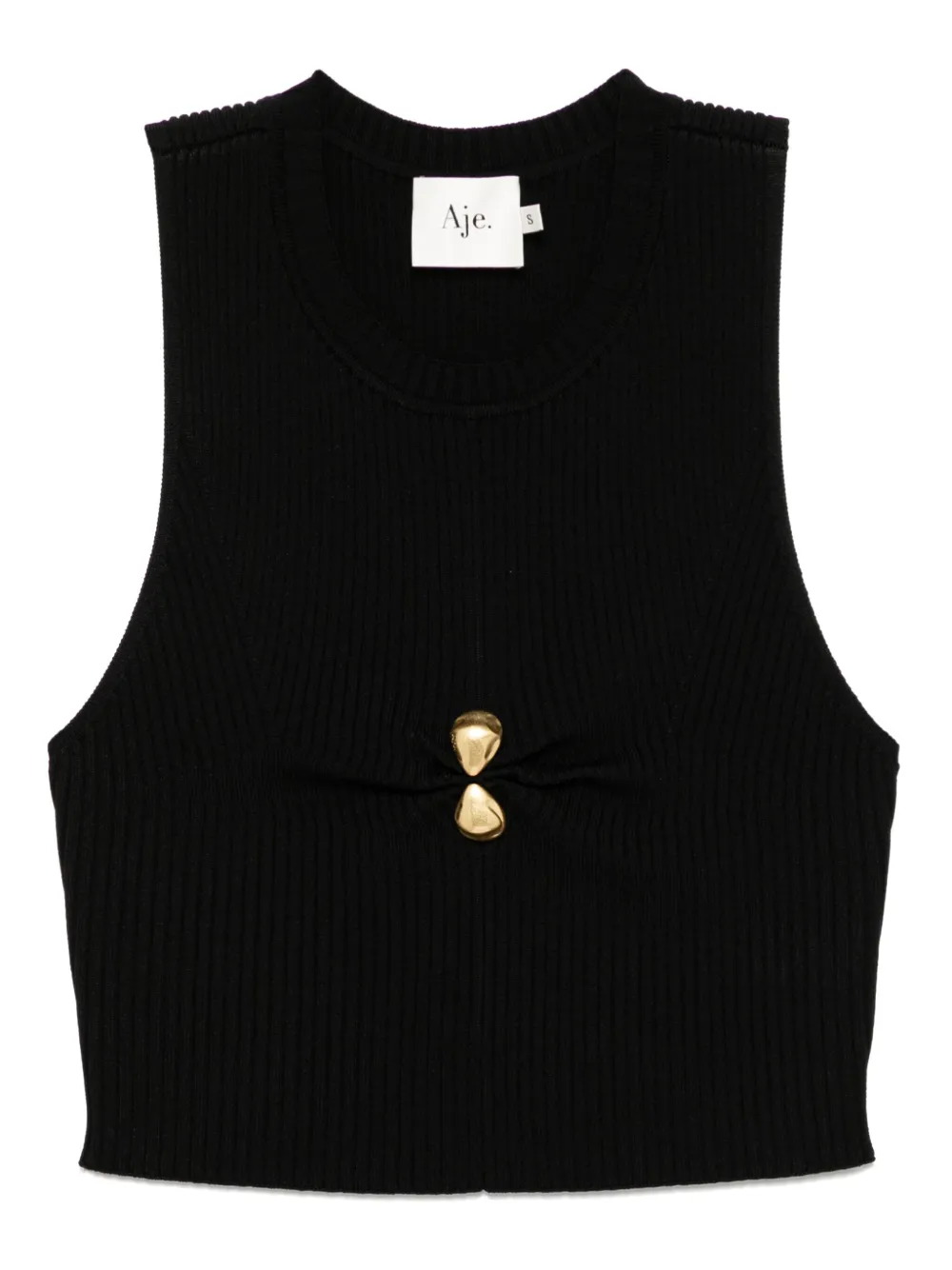 Aje focal knit top | Black | Image 1