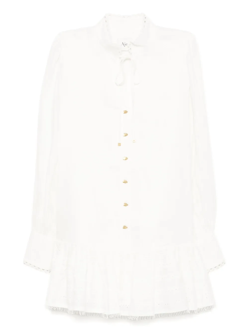 Aje cloud embroidered dress | Neutrals | Image 1