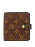 Louis Vuitton Pre-Owned 2006 Monogram-perforated compact wallet - Brown