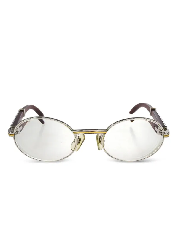 Cartier Occhiali Da Lettura 1990-2000 Argento FARFETCH IT