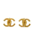 CHANEL Pre-Owned 1990-2000s Interlocking CC earrings - Gold
