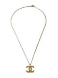 CHANEL Pre-Owned 2003 Interlocking CC-pendant necklace - Gold