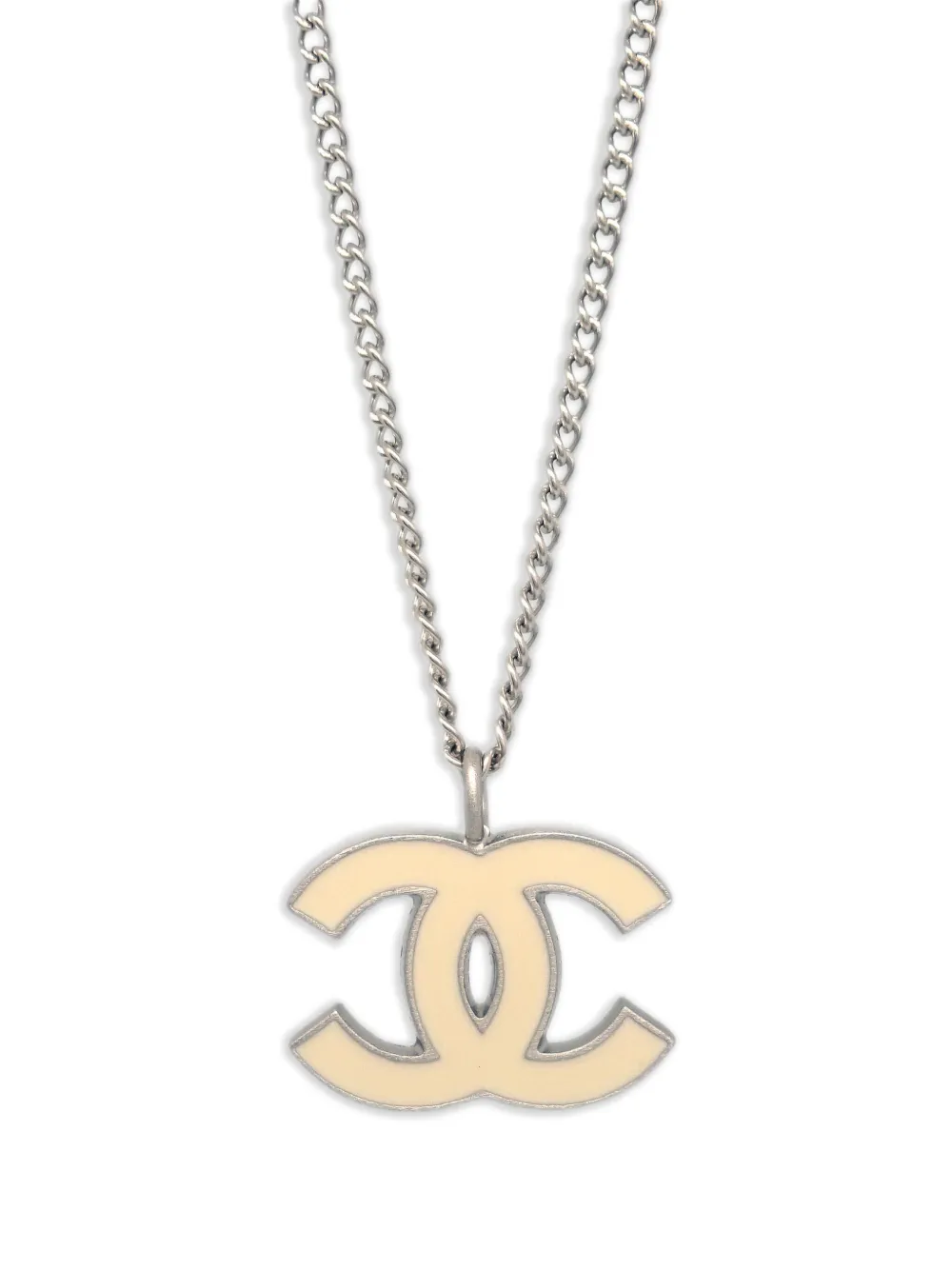 CHANEL Pre-Owned 2006 Interlocking CC-pendant necklace | Image 2