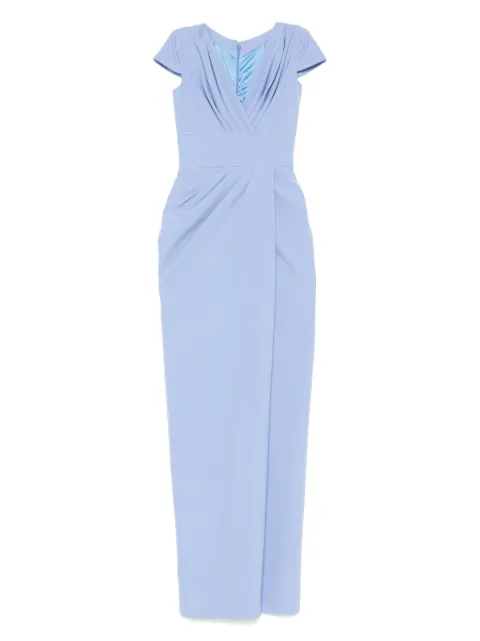 Rhea Costa draped maxi dress