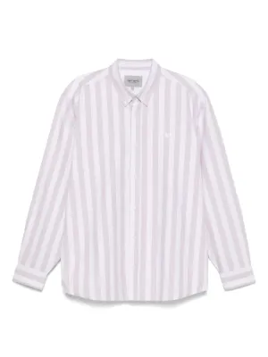 Sporty & Rich ストライプ オーバーサイズシャツ | ホワイト | FARFETCH JP