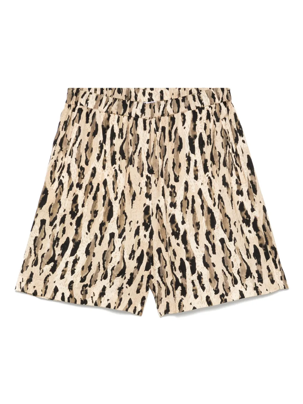THE NINA STUDIO Shorts met dierenprint Beige