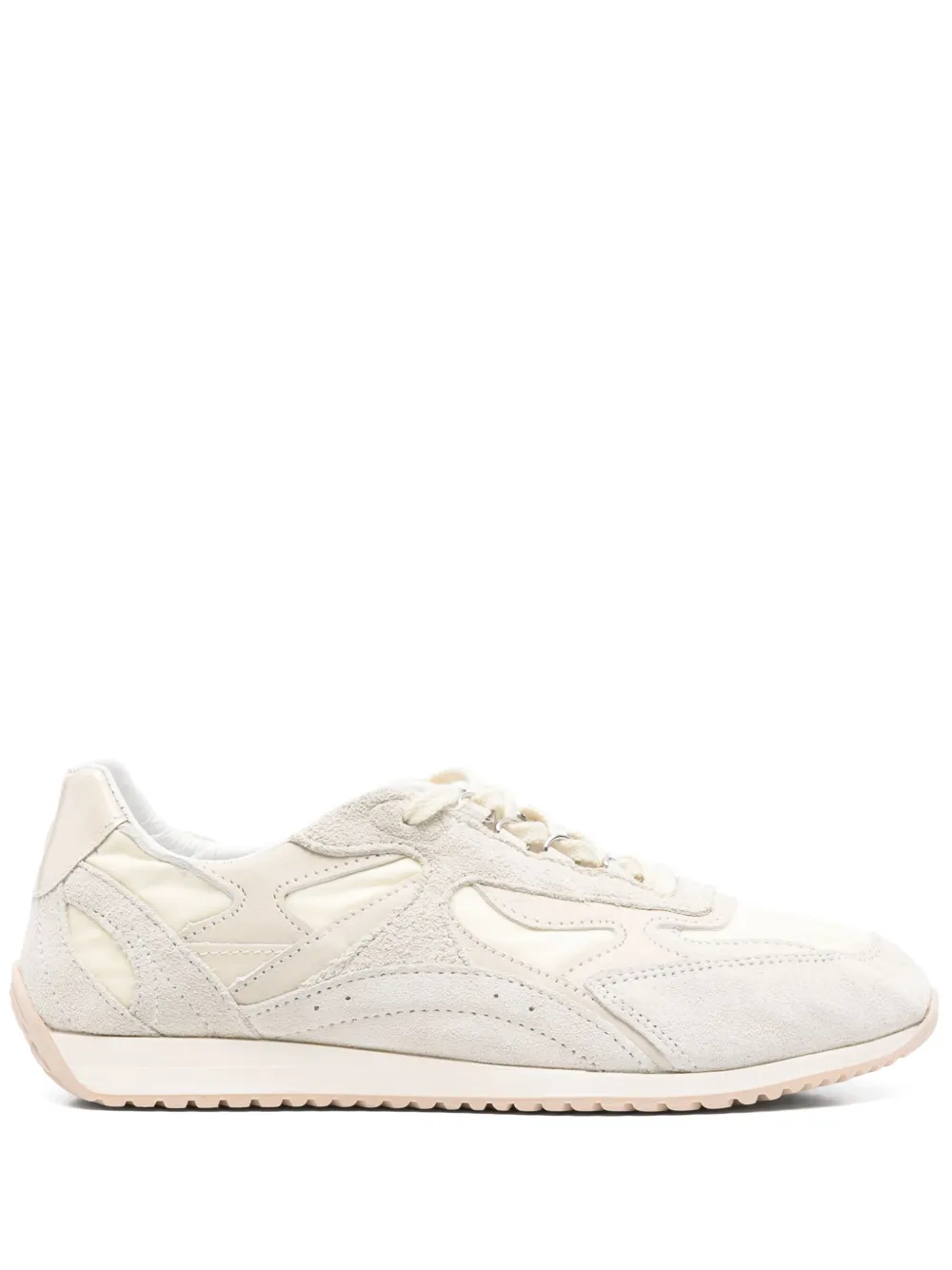 D.A.T.E. Sneakers met vlakken Beige