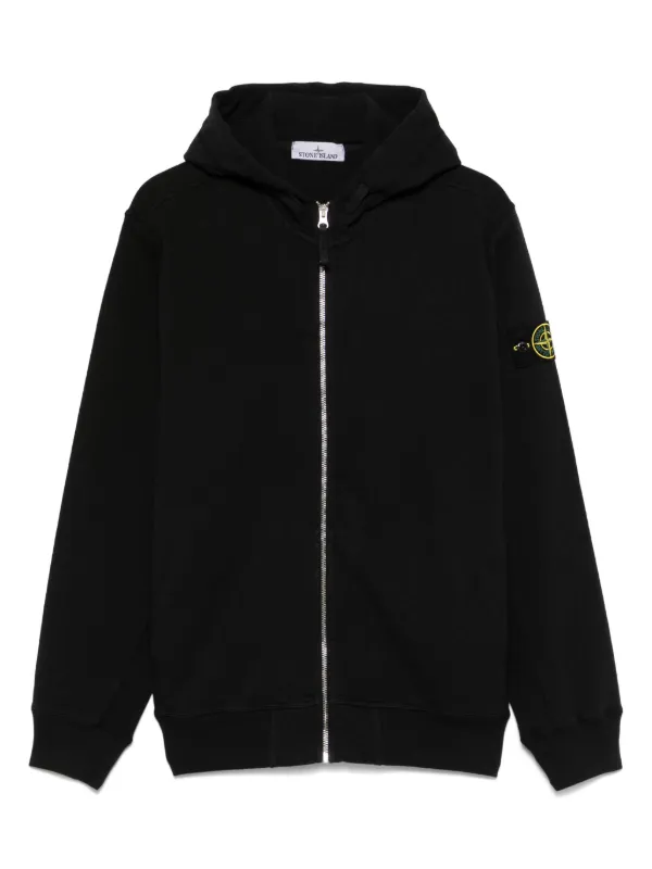 パーカー・フーディ Stone  Compass-Badge Hoodie Stone Island Compass-badge Hoodie | Black | FARFETCH