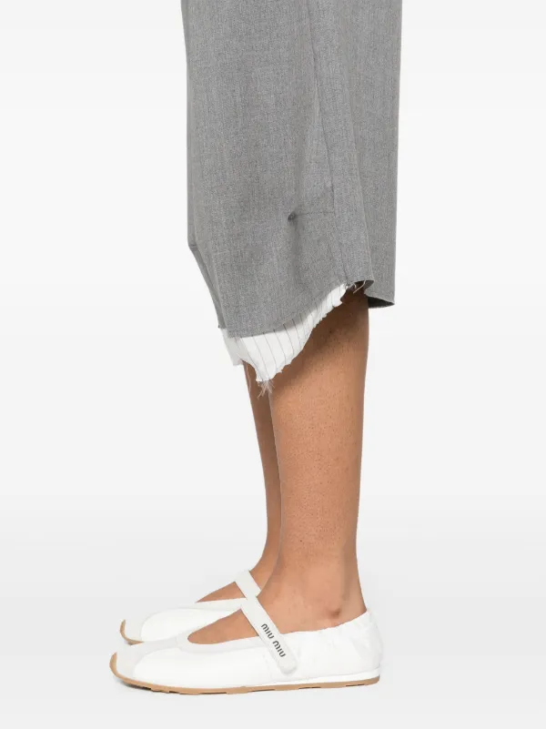【関税込み】ALAINPAUL グレー Knee テーラードショートパンツ ALAINPAUL Knee Tailored Shorts | Grey | FARFETCH TW