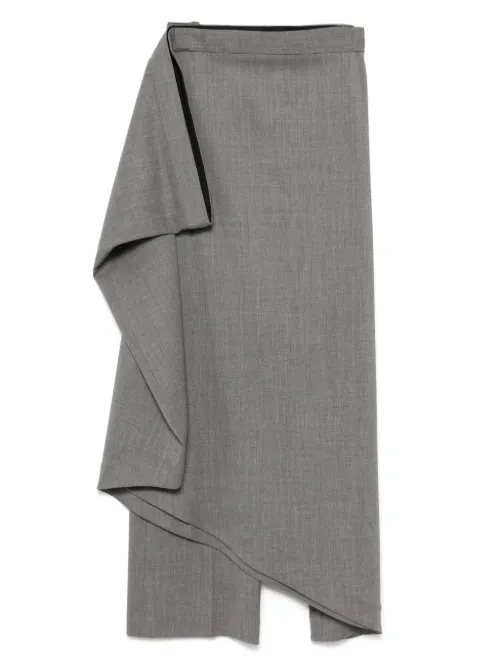 Pantalon de tailleur à coupe longue - ALAINPAUL - Modalova