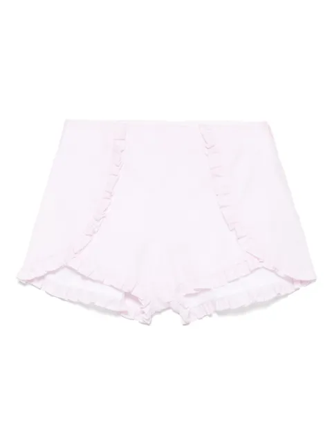 Vivetta shorts con ribete de volantes