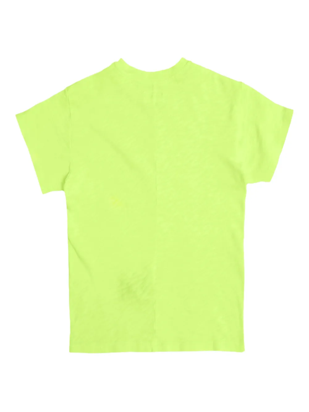 American Vintage Kids T-shirt met slub-textuur Geel