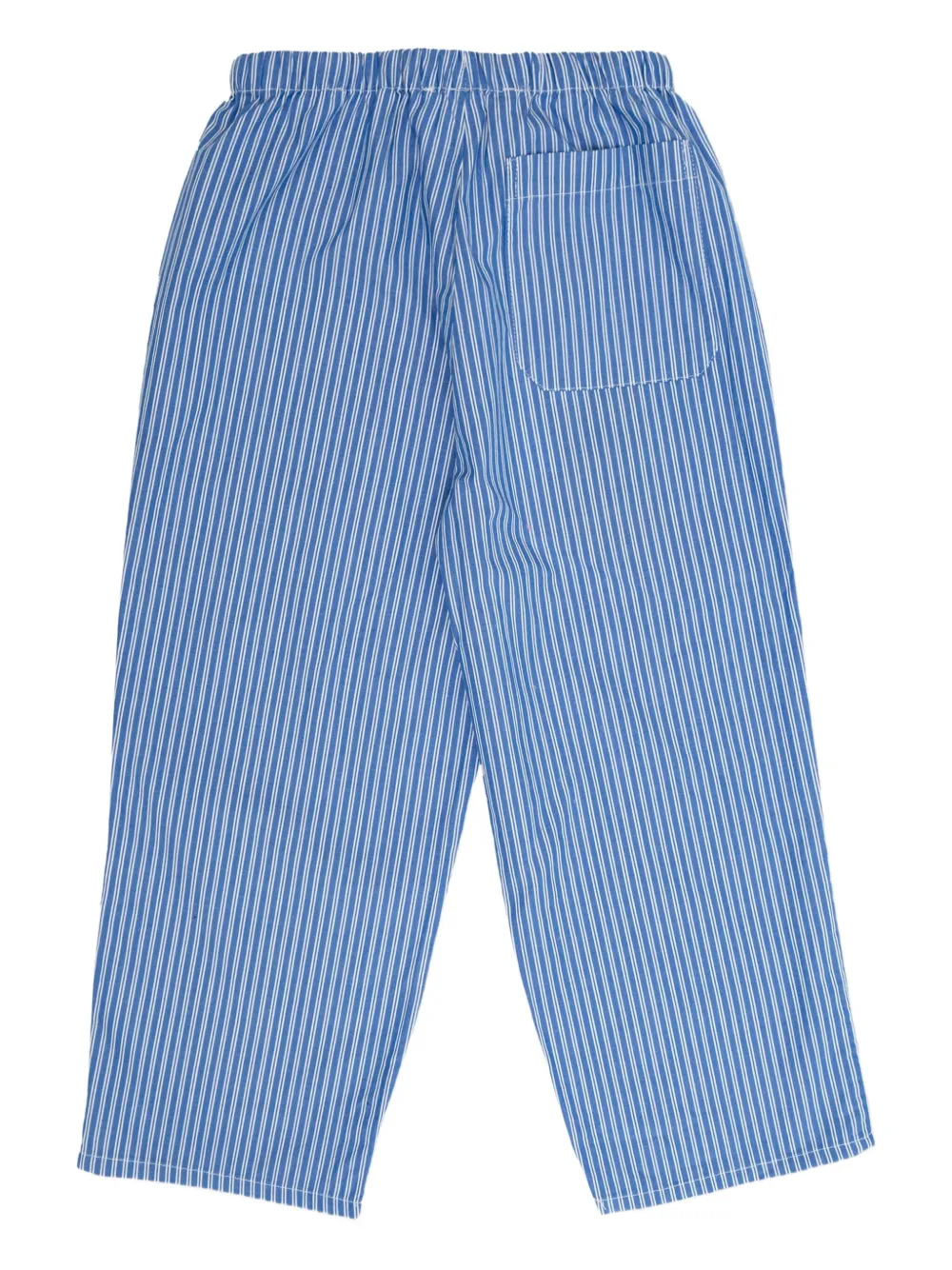 American Vintage Kids Gestreepte broek Zwart
