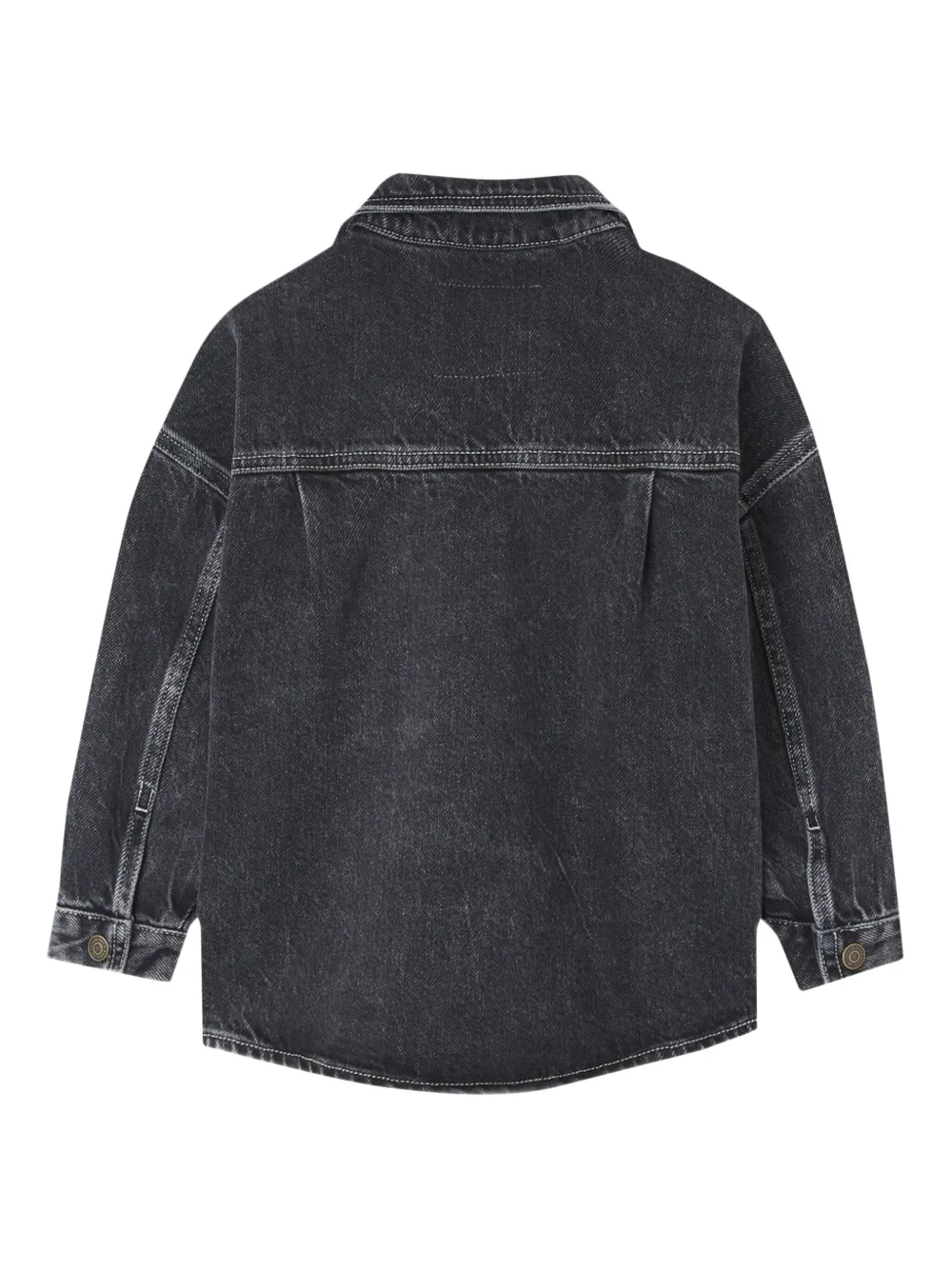 American Vintage Kids denim shirt Zwart