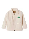 American Vintage Kids logo-patch jacket - Neutrals