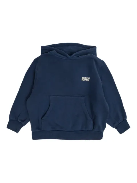 American Vintage Kids Moletom de capuz com logo
