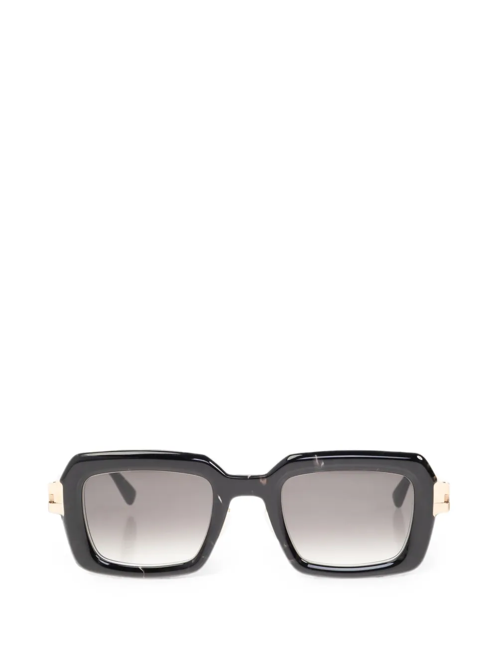 Mykita Una A97 zonnebril met vierkant montuur Zwart