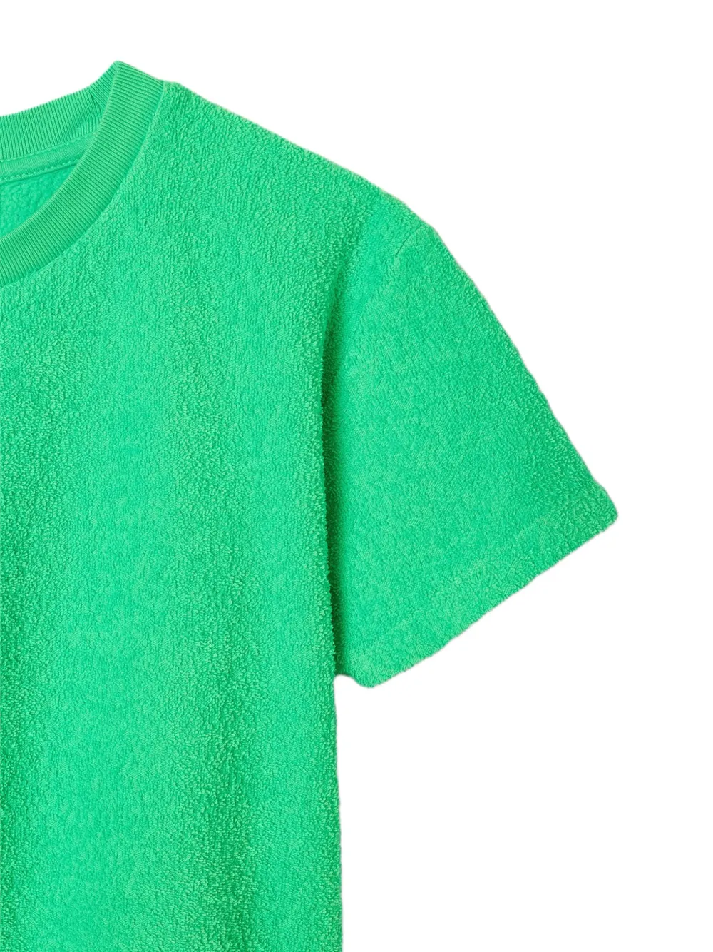 American Vintage Kids Badstof T-shirt Groen
