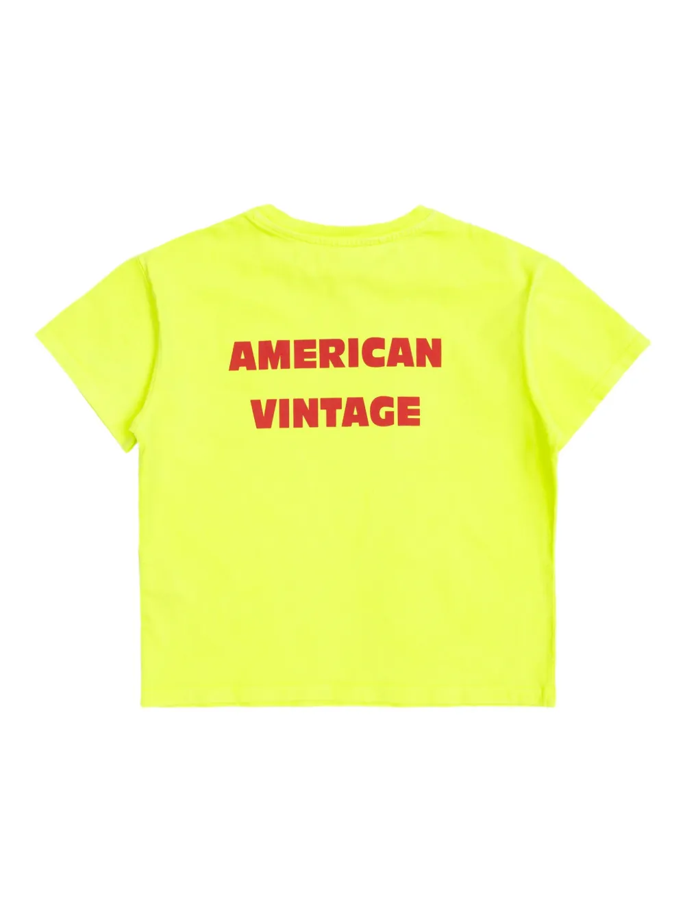 American Vintage Kids T-shirt met grafische print Geel