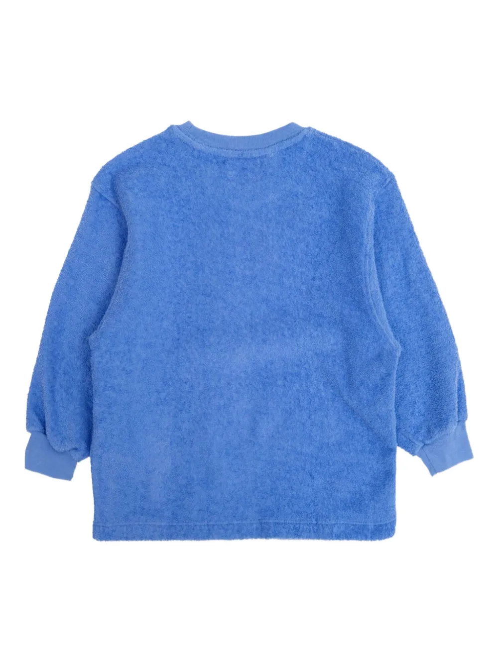 American Vintage Kids Sweater met geborduurd logo Blauw
