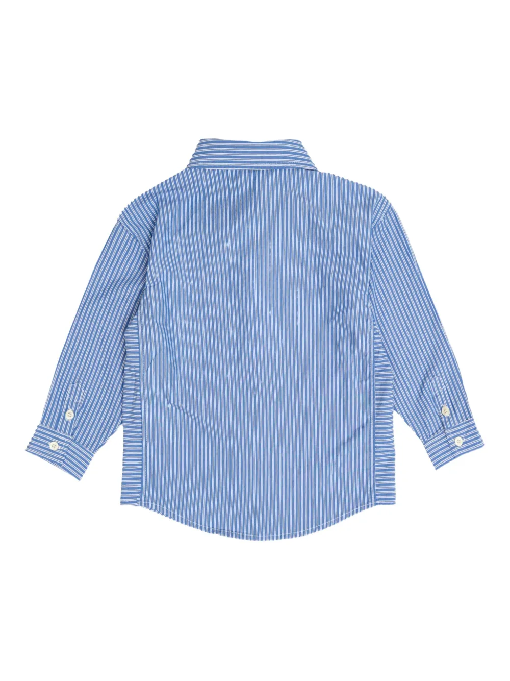 American Vintage Kids Gestreept shirt Blauw